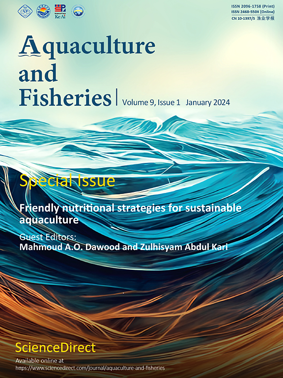 Go to journal home page - Aquaculture and Fisheries